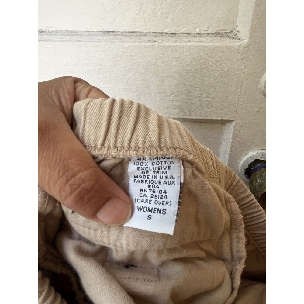Vintage Gramicci Pants Sz S Beige Skater Hiking Climbing Bouldering Cotton USA - Picture 4 of 11